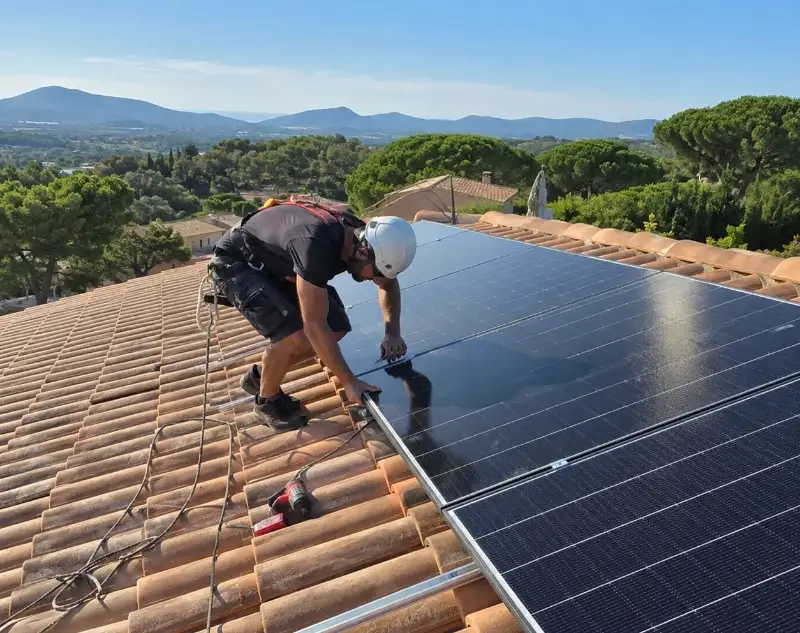 Installateur panneaux solaires Saint-Georges-de-Reintembault — pose photovoltaïque sur toiture