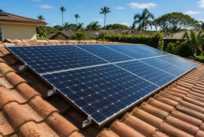 Installation de panneaux solaires à Saint-Georges-de-Reintembault